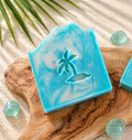 Ocean Vibes! Colloidal Oatmeal and Tallow Soap. Palm Tree.