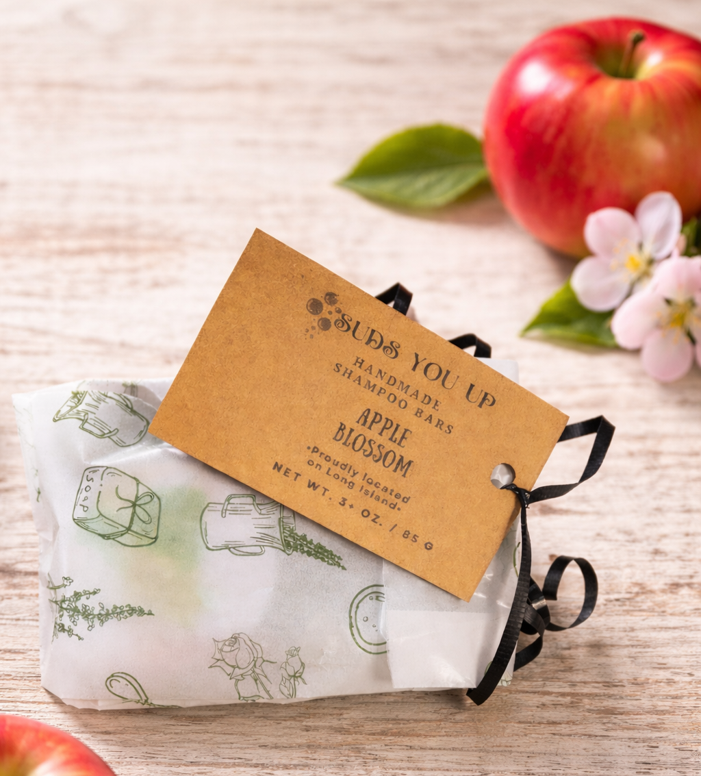 Shampoo Bar. Syndet Bar. Apple Scent. Jojoba Oil!