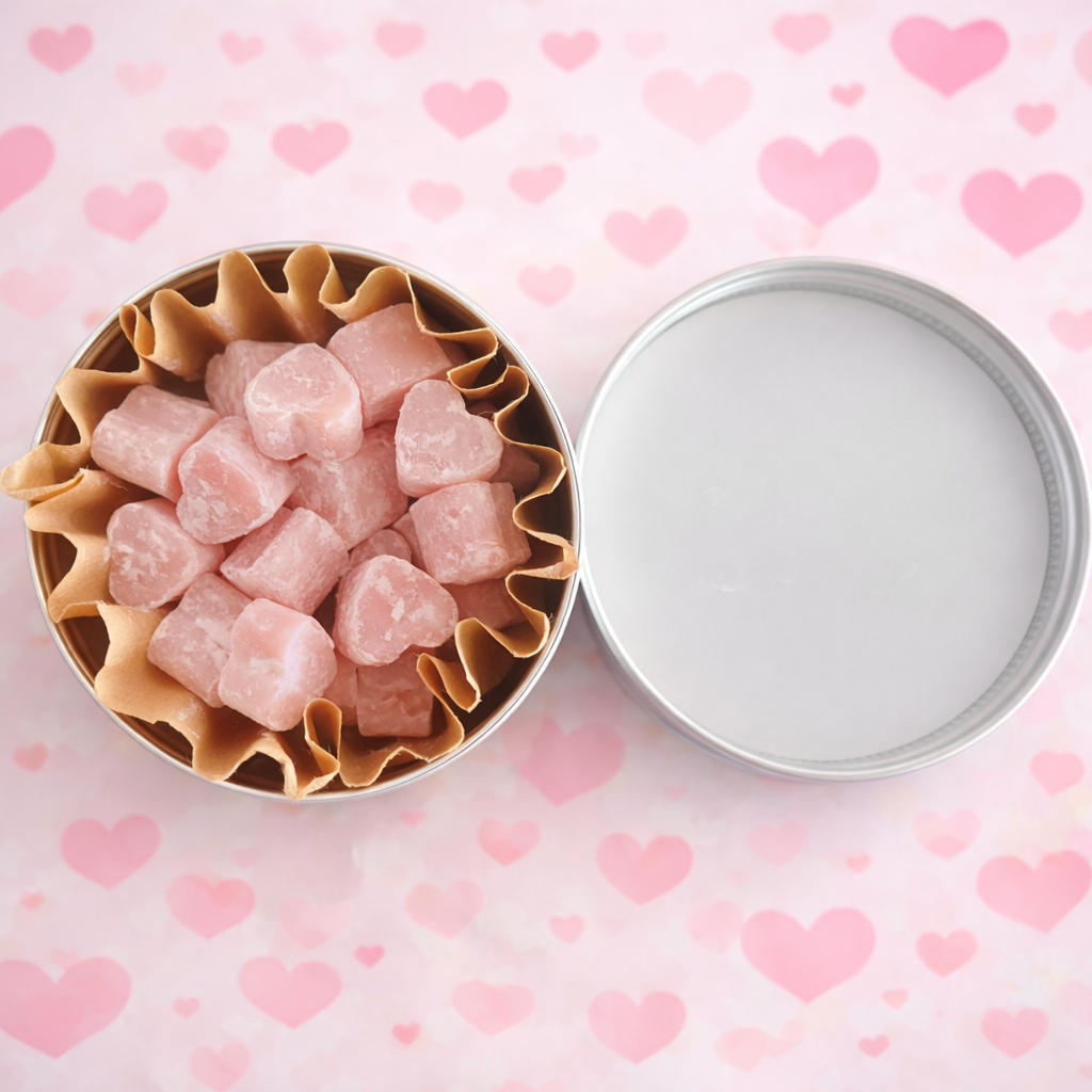 Tallow Lotion Dots / Hearts!  Milk & Honey Scent.