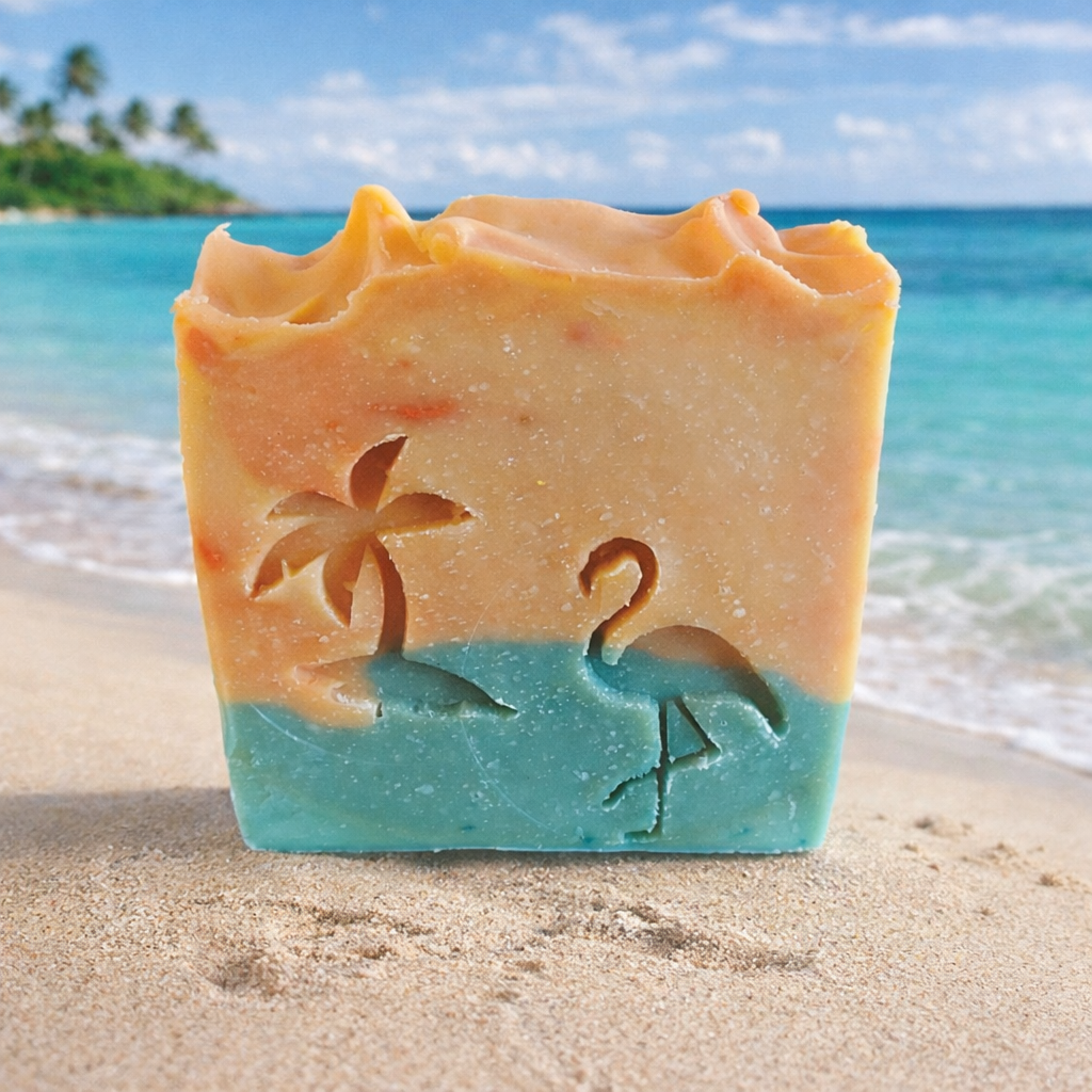 Mango Papaya. Tallow & Yogurt Soap. 🦩