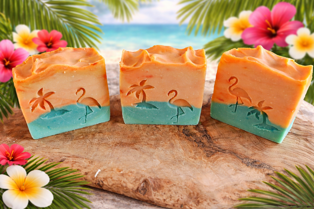 Mango Papaya. Tallow & Yogurt Soap. 🦩