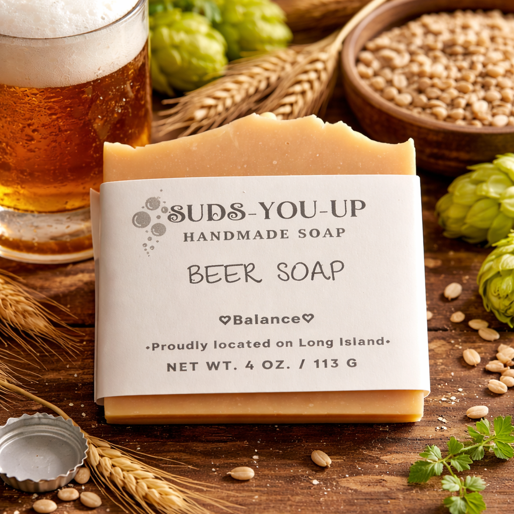 Beer Soap!  Tallow & Beer. Citrus scent. 🍺