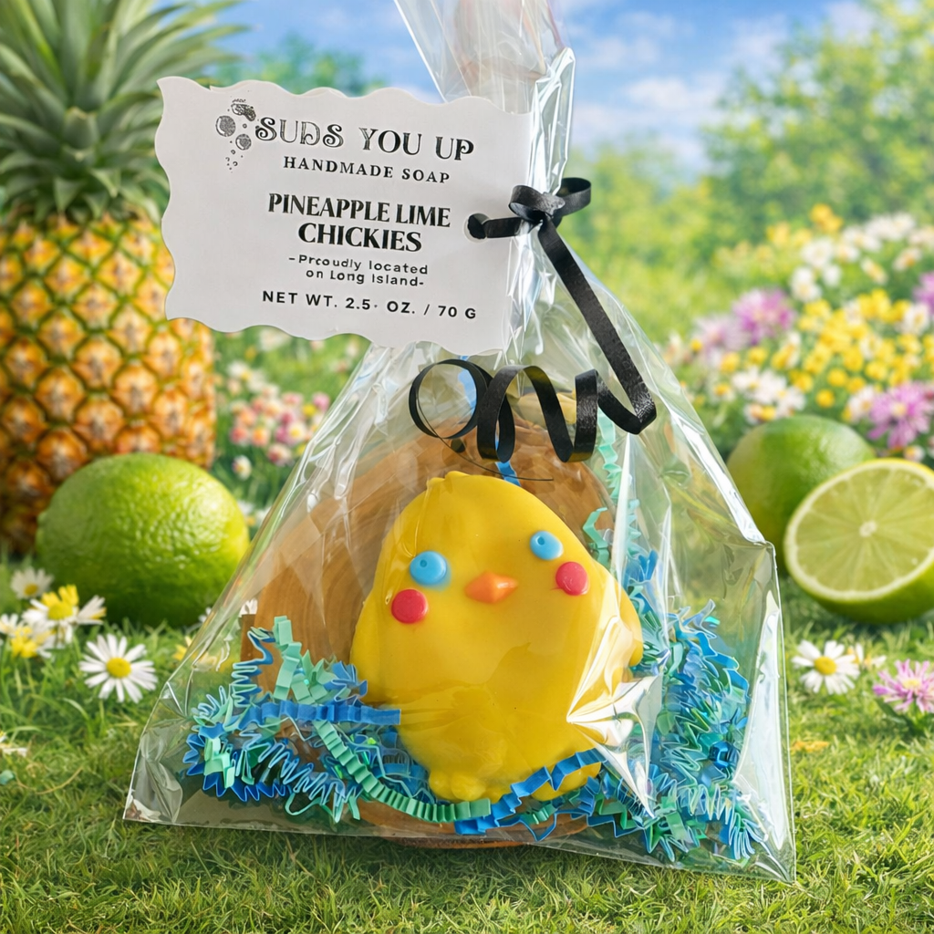 Lil Chickies! Spring Soap. Pineapple Lime! 🐣
