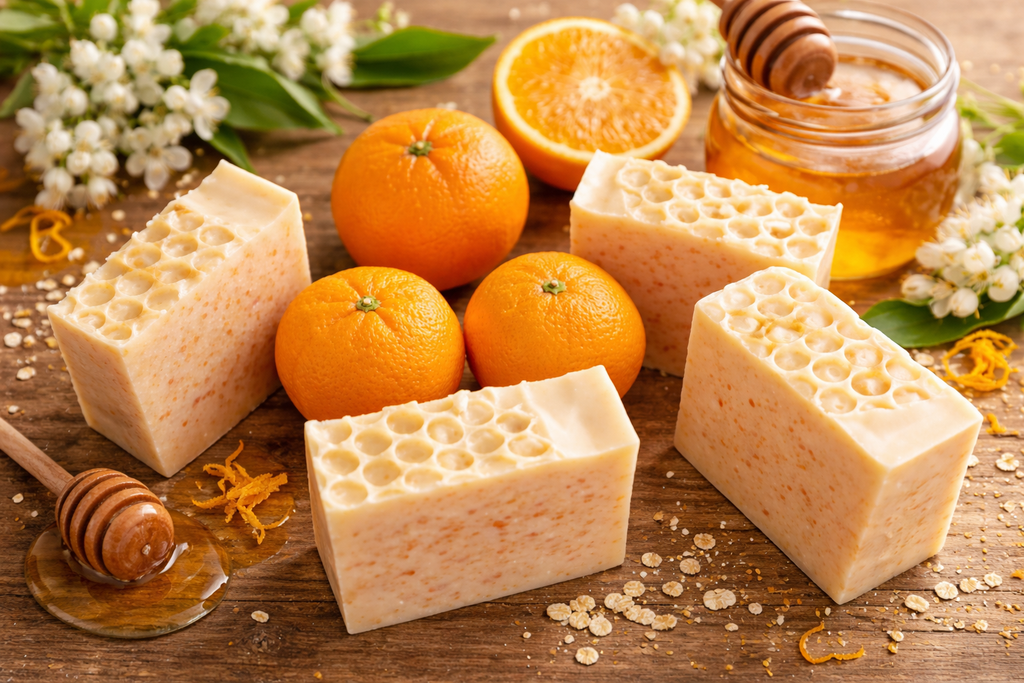 Orange Honey. Tallow & Honey Soap.
