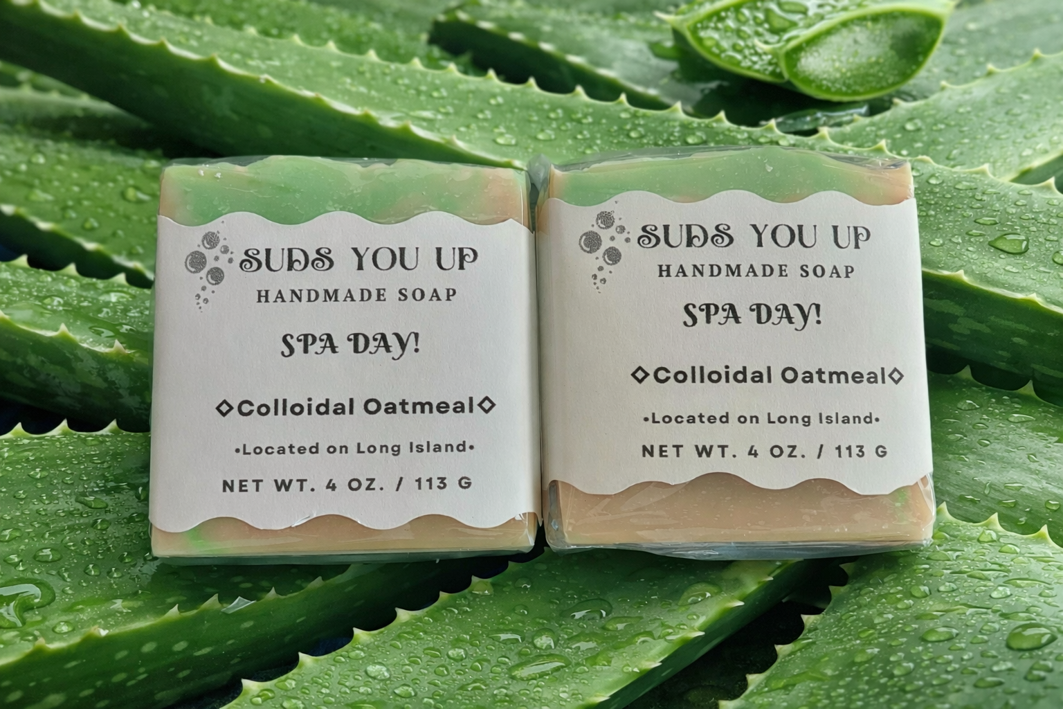 Spa Day. Colloidal Oatmeal & Honey Soap.