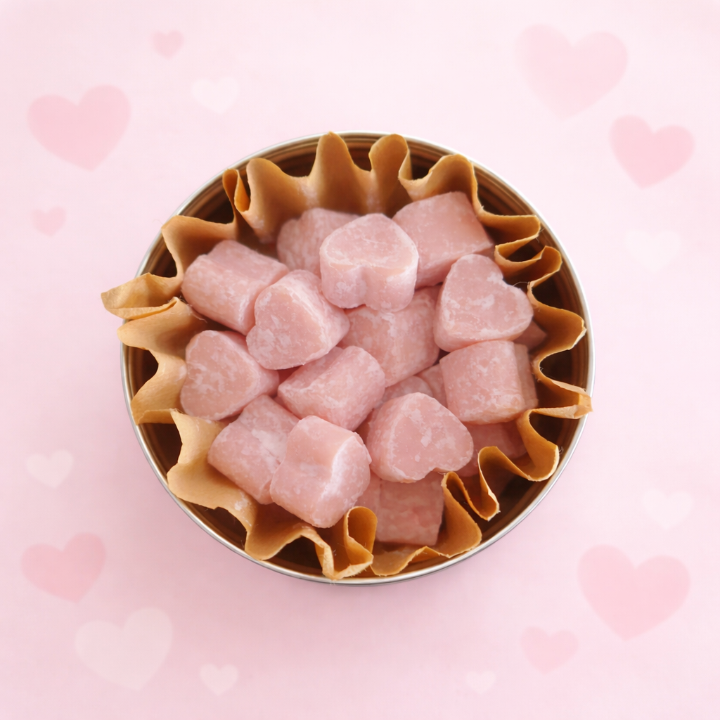 Tallow Lotion Dots / Hearts!  Milk & Honey Scent.