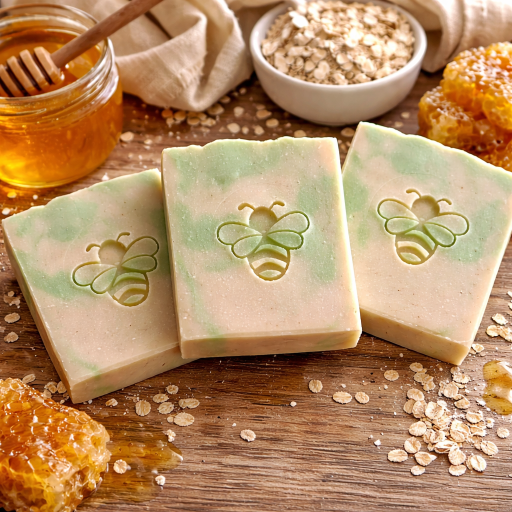 Spa Day. Colloidal Oatmeal & Honey Soap.