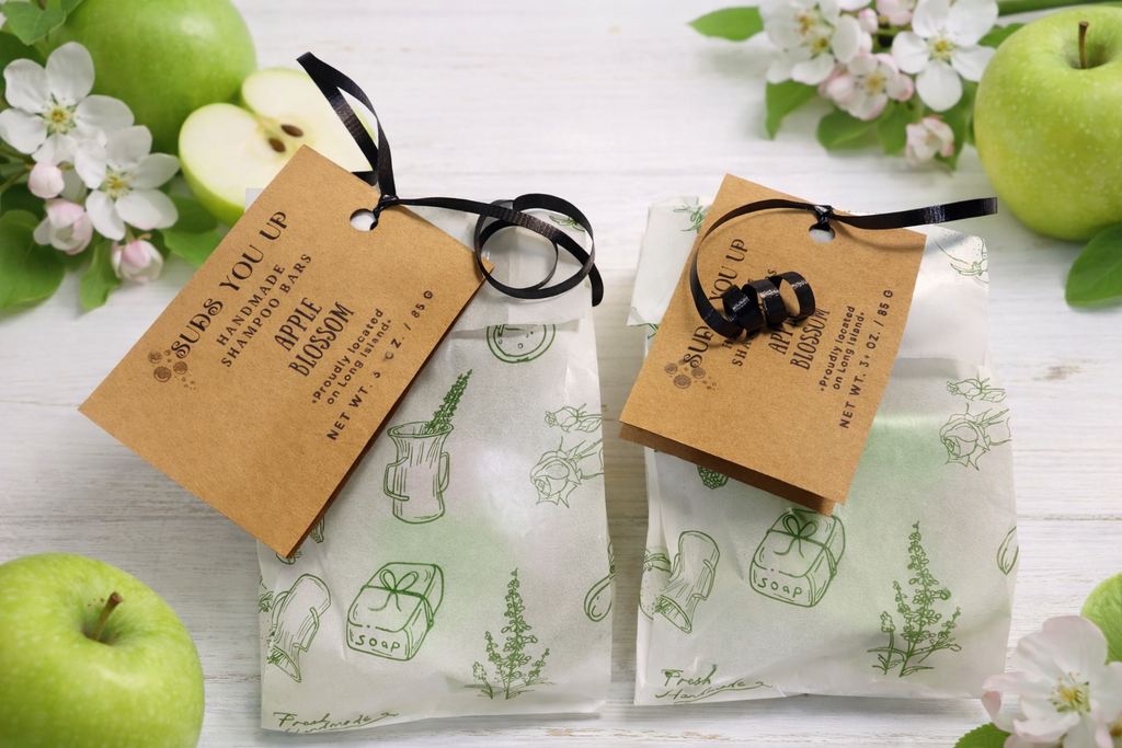 Shampoo Bar. Syndet Bar. Apple Scent. Jojoba Oil!