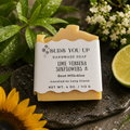 Lime Verbena. Goat Milk & Tallow Soap. Sunflower.