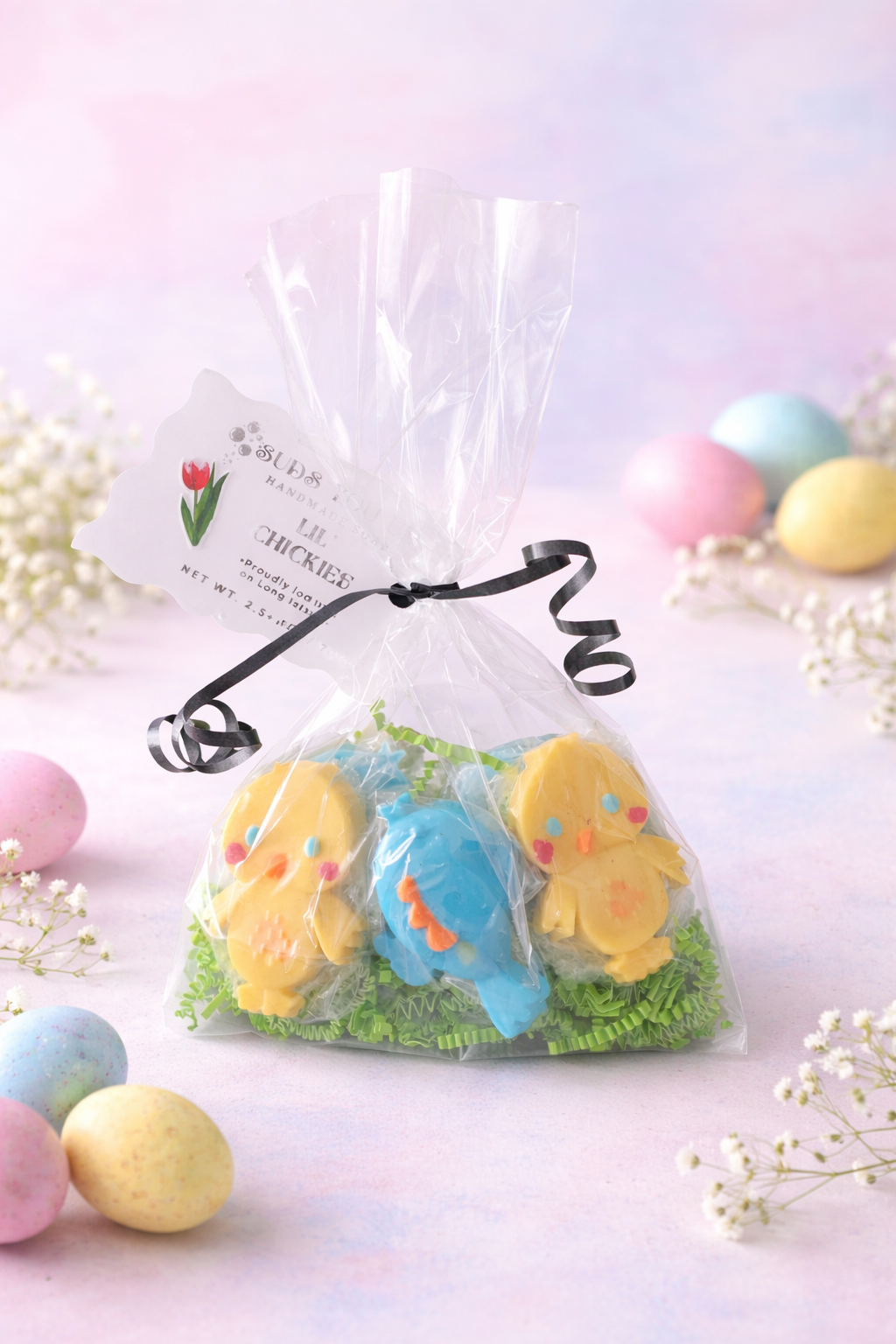 Mini Soaps!  Spring!  Chicks and Birds. Pineapple Lime.