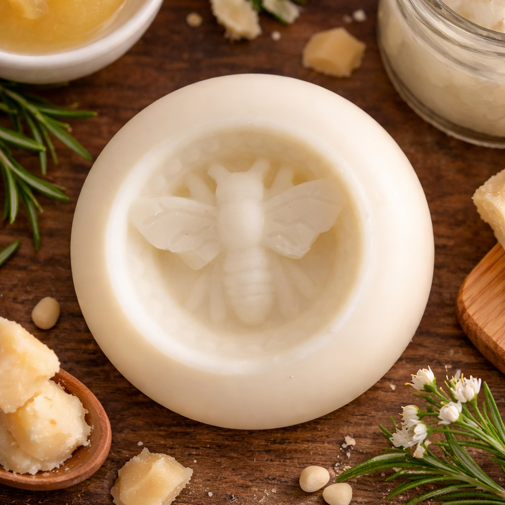 Solid Tallow Lotion Bar.  Milk & Honey!