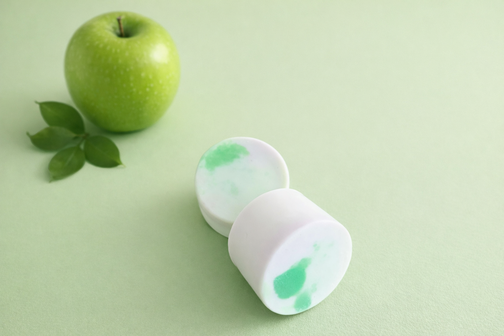 Shampoo Bar. Syndet Bar. Apple Scent. Jojoba Oil!