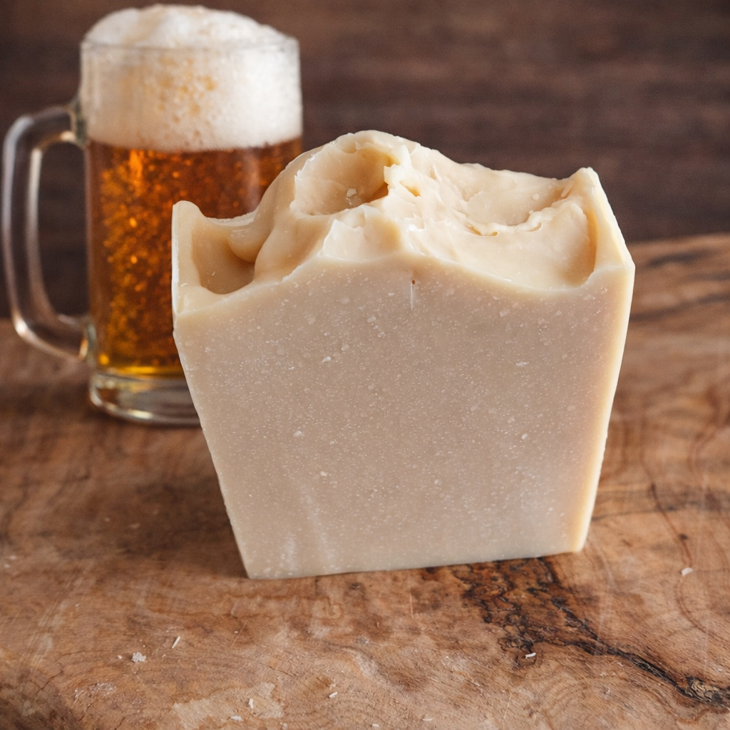 Beer Soap!  Tallow & Beer. Citrus scent. 🍺