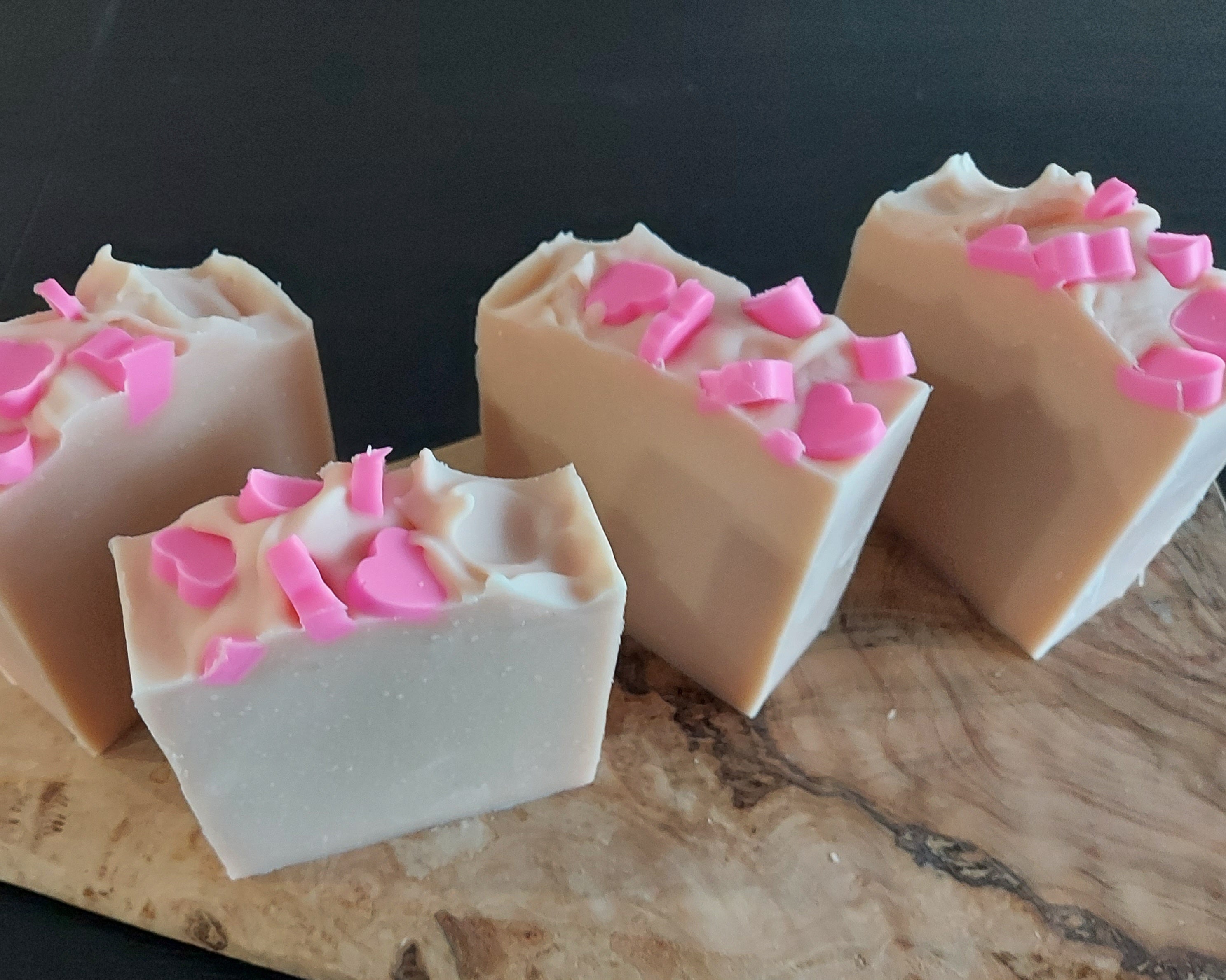 Hearts! Tallow & Goat Milk Soap.