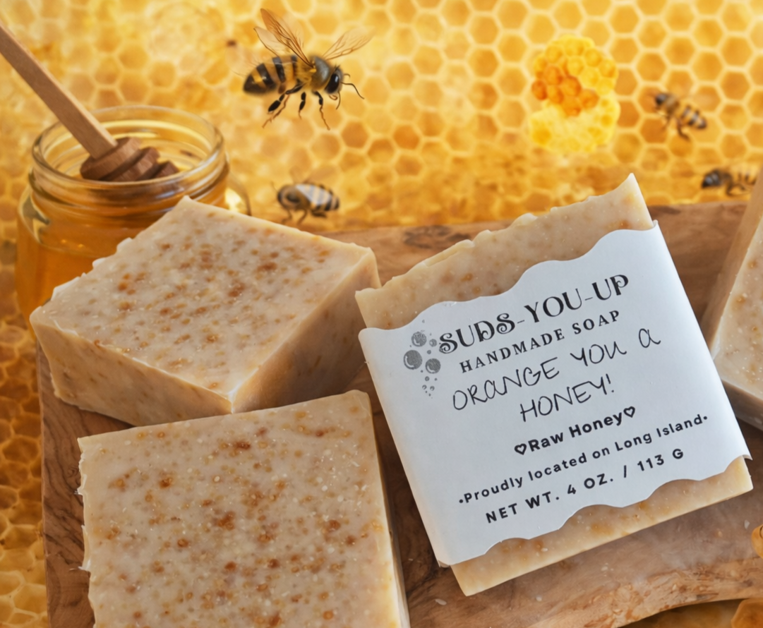 Orange Honey. Tallow & Honey Soap.