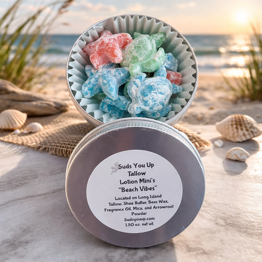 Tallow Lotion Mini's!  Beach Vibes.