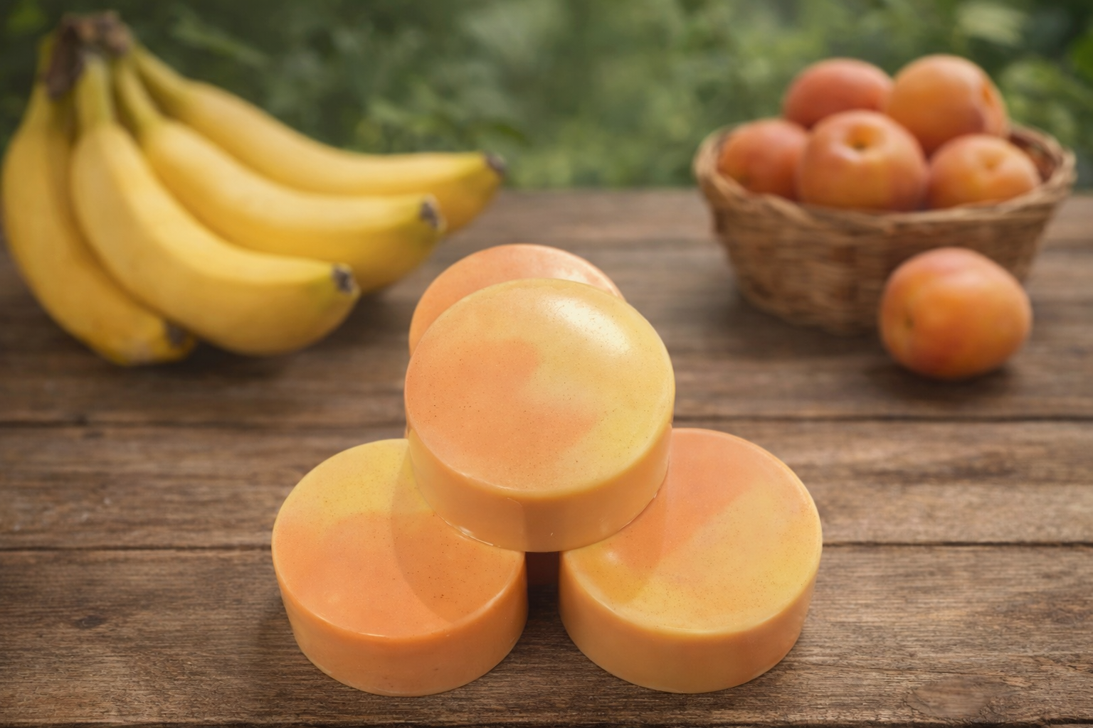 Shampoo Bars! Banana Apricot. Syndet Bars. PH Balanced. Sulfate Free.