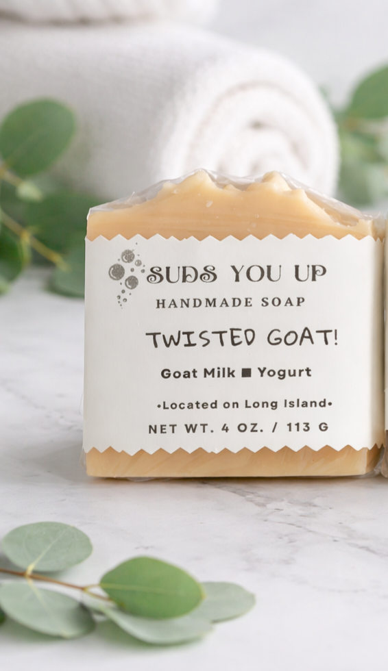 Twisted Goat. Honeysuckle. Goat Milk & Yogurt Soap.