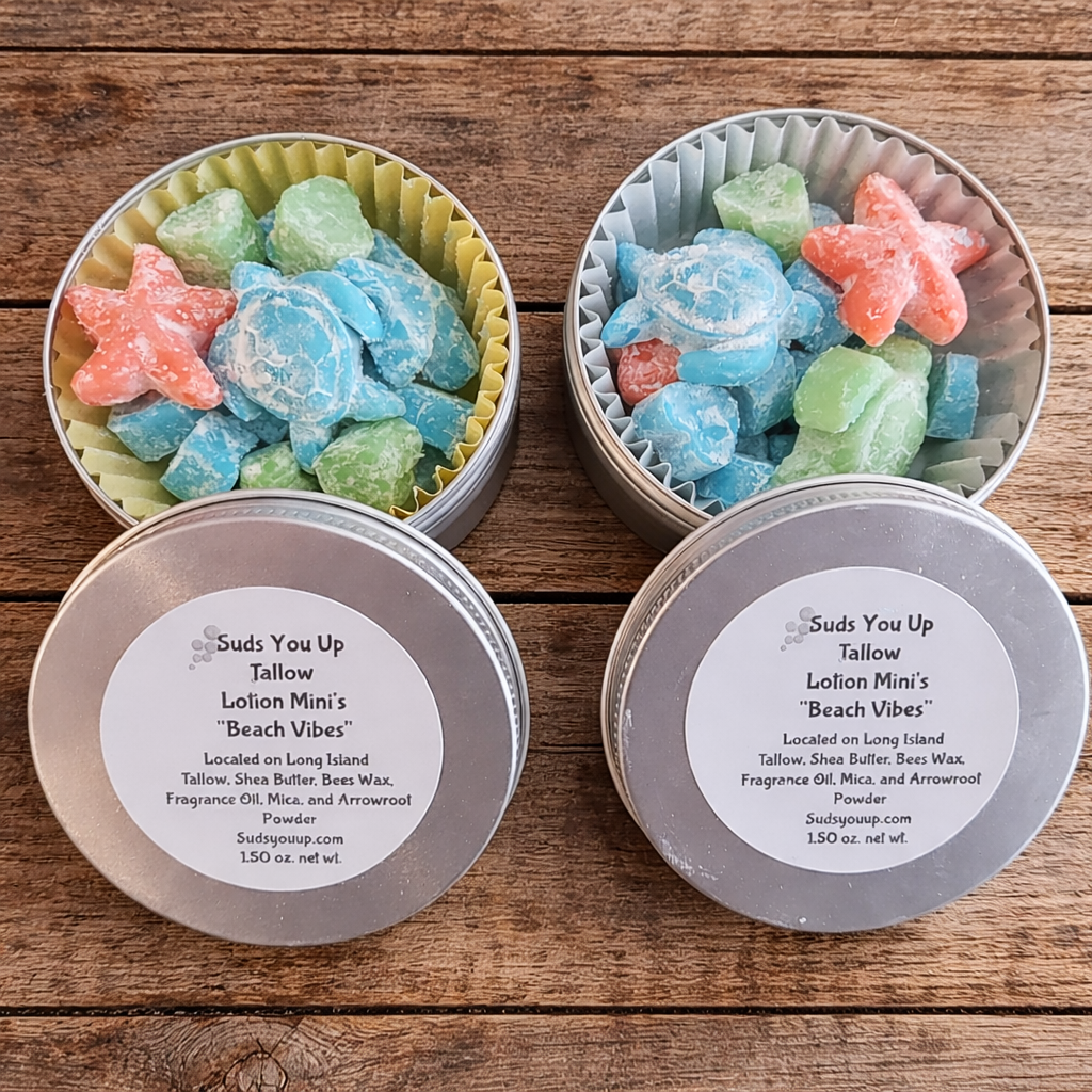 Tallow Lotion Mini's!  Beach Vibes.