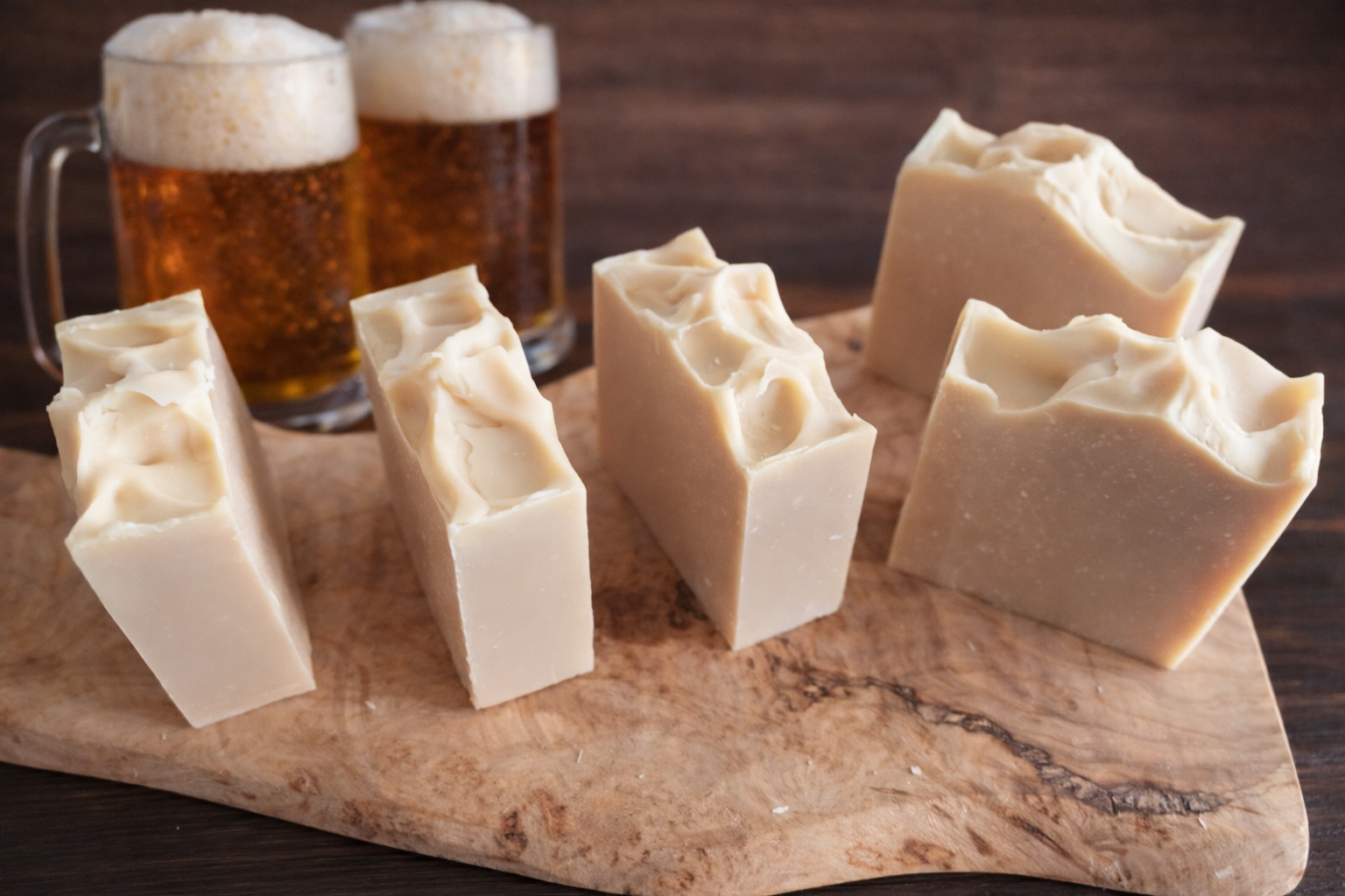 Beer Soap!  Tallow & Beer. Citrus scent. 🍺